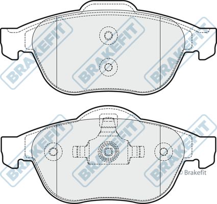 APEC BRAKING Bremžu uzliku kompl., Disku bremzes PD3099